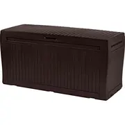 Keter uzglabāšanas kaste Comfy Storage Box 270L bruna 29202623590  7290106930179 8244684 Dārza mēbeles