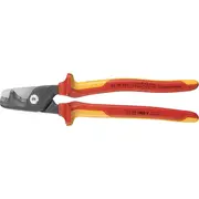 Knipex Stepcut Xl cable cutters 95 18 225 Vde  cutting pliers Red/Yellow length 225Mm 9518225