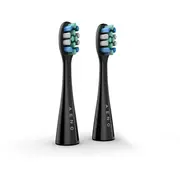 Koncowka Aeno Replacement toothbrush heads  Black Dupont bristles 2Pcs in set For Adb0002S/Adb0001S 13095531 5291485012083 Joinedit76371777 mutes higiēnai