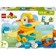 Lego Duplo Gyvūnai ant ratukų Trys viename 10448 5702017816197  Joinedit74675621 konstruktors