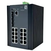 Levelone Switch  20X Ge Igu-2071 16X 1Gbe 4X 2.5Gbe Sfp sw Igu 2071 komutators