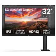 Lg 32 32Un880K-B Uhd 4K Ergo Hdmi Dp Usb Ips 169 black  32Un880K B 32Un880K-B.aeu 504398 Monitor 31.5 31.5Quot monitors