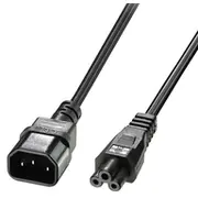 Lindy Cloverleaf - power cable Iec 60320 C14 to C5 5 m  30343 kabelis vads