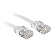 Lindy Patchkabel Cat6 Flachband ungeschirmt weis 5.00M  47504 tīkla kabelis