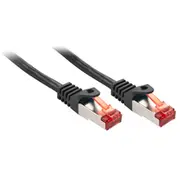 Lindy Rj-45/Rj-45 cat.6 Black 0.5M 47371  4002888473712 tīkla kabelis