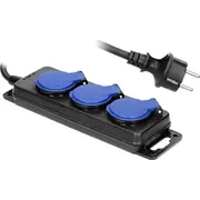 Listwa zasilajaca Orno Or-Ae-13158 3 gniazda 5 m czarna Or-Ae-13158/5M 5908254804144  Joinedit40850117
