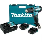 Makita Cordless driver drill  12V Max 2X2 0 Ah Li-Ion 30/14 Nm 1 0Kg Led 2-Speed Df333Dwae