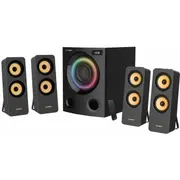 Multimedia Speakers Fd F7700X 4.1 Subwoofer driver 5.252Pcs / Satellite 2.58Pcs Bt 5.0/Aux/Fm/Usb/Optical  Remote control L datoru skaļruņi