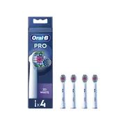Oral-B  Replaceable toothbrush heads Eb18-4 3D White Pro Heads For adults Number of brush included 4 Eb18 18Prx-4 Eb18Prx 3Dwhite szt. Eb18Prx-4 mutes higiēnai