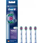 Oral-B Toothbrush heads Pro 3D White 4 pcs.  860960 8006540855652 8006540860960 mutes higiēnai