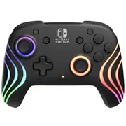 Pad Pdp Switch bezprzewodowy Afterglow Wave - czarny  500 252 Bk spēļu konsoles gampad