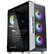 Pc case I3 Neo Tg Mid Tower Rgb fan x4  black Black Datora korpuss