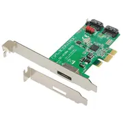 Pci Card Dawicontrol Dc-610E Raid Bl 2Kanal Sata 6G eSata Lp  Dc 610E Blister