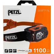 Petzl Swift Rl Black  Orange White Headband flashlight Led 3342540840973 0009323300003072 E095Bb01