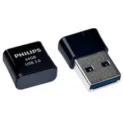 Philips Usb 3.0  64Gb Pico Edition Black Fm64Fd90B/00 Flash atmiņa