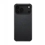 Pitaka Aramid Proguard Case for iP 17 Pro Max Black/Grey Twill  0741654367278 Ki1701Mgpm maciņš apvalks mobilajam telefonam