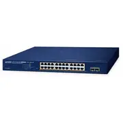 Planet 24-Port Poe Web Smart Switch Gs-2210-24P2S  Gs 2210 24P2S komutators