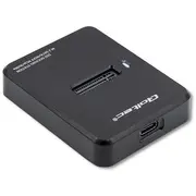 Qoltec 50313 storage drive enclosure Ssd Black M.2  5901878503134 cietā diska korpuss