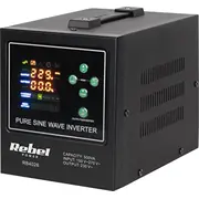 Rebel Power-500-Lfp4 - pure sine wave inverter with charging function 12V 230V 500Va/300W  5901890116312 Rb-4026 nepārtrauktas barošanas avots Ups