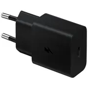 Samsung Galaxy Power Adapter Usb Type C 15W Black  Ep T1510Nbegeu 8806092709874 Accsmsam0379 Ept1510Nbegeu iekārtas lādētājs