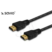 Savio Cl-75  Hdmi 1.4 - M-M Pvc 20M black Cl 75 5901986041245 kabelis video audio