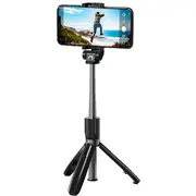 Selfie Stick Tripod Bezprzewodowy Natec Alvito Bt 4.0 Czarny  5901969426236 Nst-1653