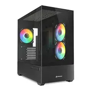 Sharkoon Gehause Mk6  Rgb Micro-Atx 1Xglas schwa 4044951041794 Datora korpuss