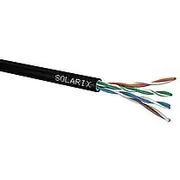 Solarix Kabel instalacyjny zewnetrzny zelowy Utp  Cat5E drut Pe puszka 305M Sxkd-5E-Utp-Peg 27655196 tīkla kabelis