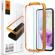Spigen Glass tR Alignmaster 2 Pack - Samsung Galaxy A35  8809971227049 160577-Uniw 24985-0 8809971227049-Agl07772 aizsardzība ekrānam mobilajiem telefoniem