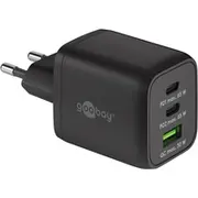 Usb-C Trademark  Pd Multiport Quick Charger 65 W black - plug adapter with 2X ports Power Delivery 64753