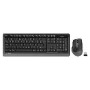 A4Tech Fstyler zestaw klawiatura  mysz 2.4G Fg1035 Rf Nano Grey A4Tkla47478 klaviatūra