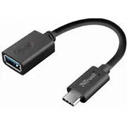 Adapteris Trust Calyx Usb-C to Usb-A Black  20967 Usb kabelis