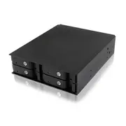 Backplane Icybox 4X6 3Cm Sata/Sas in 1X5 25 Ib-2240Ssk B  Ib 2240Ssk 20316 cietā diska korpuss
