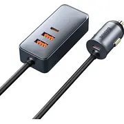 Baseus Share Together car charger 2X Usb / Type C 120W Pps Quick Charge Ccbt-A0G  6953156206670 Ccbt A0G baseus20210825152423 iekārtas lādētājs