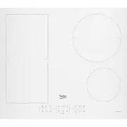 Beko Hii64200Fmtw hob White Built-In 60 cm Zone induction 4 zones  plīts virsma