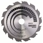 Bosch Circular saw blade Construct Wood 210 x 30Mm 14Z 2 608 640 634  3165140194273 2608640634 Elektriskais zāģis