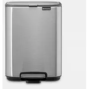 Brabantia Bo Pedal Bin 4L - Matt Steel Fingerprint Proof  8710755237843 atkritumu tvertne