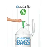 Brabantia Smartfix atrkit. Tvert. Ieliktņi 30 l  G 40Maisi rullītī 375668 8710755375668 37 56 68 atkritumu tvertne