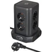 Brennenstuhl Black Splitter 1153560010  4007123691777 elektrības pagarinātājs
