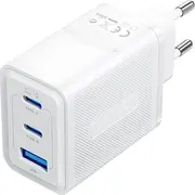 Cargador gan de pared vention ferw0-eu 2Xusb tipo-c 1Xusb 65W  Ferw0 Eu
