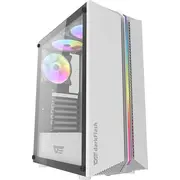 Darkflash Dk151 computer case Led with 3 fans White  white 4710343793922