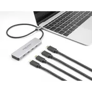 Delock - Hub 10 Gbps  with 35Cm connection cable 4 x Usb-C Desktop 64231 4043619642311