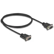 Delock Seriell Kabel Rs-232 D-Sub9 St zu m. St-Gehause 1M  88000 adapteris