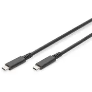 Digitus Usb 4.0 Type-C connection cable Ak-300343-008-S Usb-C to  0.8 m Ak 300343 008 S kabelis