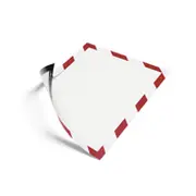 Durable Duraframe Magnetic Security A4 5St rot/weis  4945132