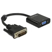 Dvi Adapter Delock Dvi241 - D-Sub15 St/Bu  65658 kabelis video audio