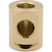 Ek Water Blocks Ek-Quantum Torque T- Splitter 3X G1/4 Zoll Ig - gold  3831109849903 ūdens dzesēšanas sistēmas piederumi