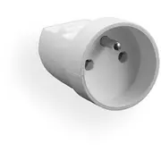 Elgotech G-10 gniazdo przenosne okragle 1X Z/U bialy - 5902694100101  Joinedit15766390