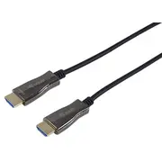 Equip Hdmi Hs Ethernet 2.0 18Gb  Aoc 4K/60Hz 10.00M schwarz 119437 kabelis vads