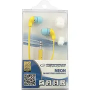 Esperanza Audio Stereo Earphones Neon Eh147Y Yellow  - 5901299904930